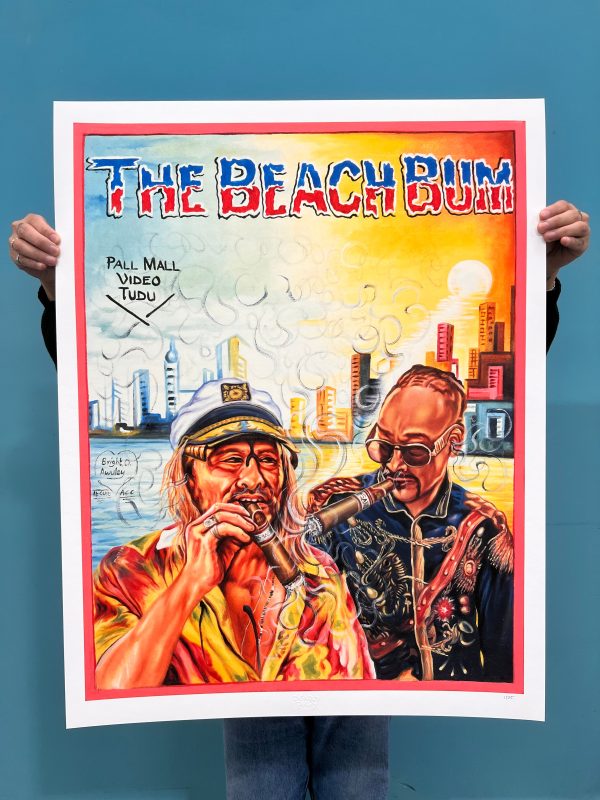 The Beach Bum - Limited Edition Archival Giclée Print from Static Medium by Bright Obeng Online Sale