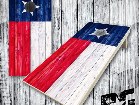 BG  Texas Flag  Cornhole Boards - Elite Model Hot on Sale