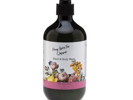 Hand & Body Wash Peony, Green Tea & Jasmine 500ml Hot on Sale