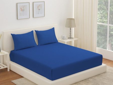 Premium Cotton Fitted Bedsheet Hot on Sale