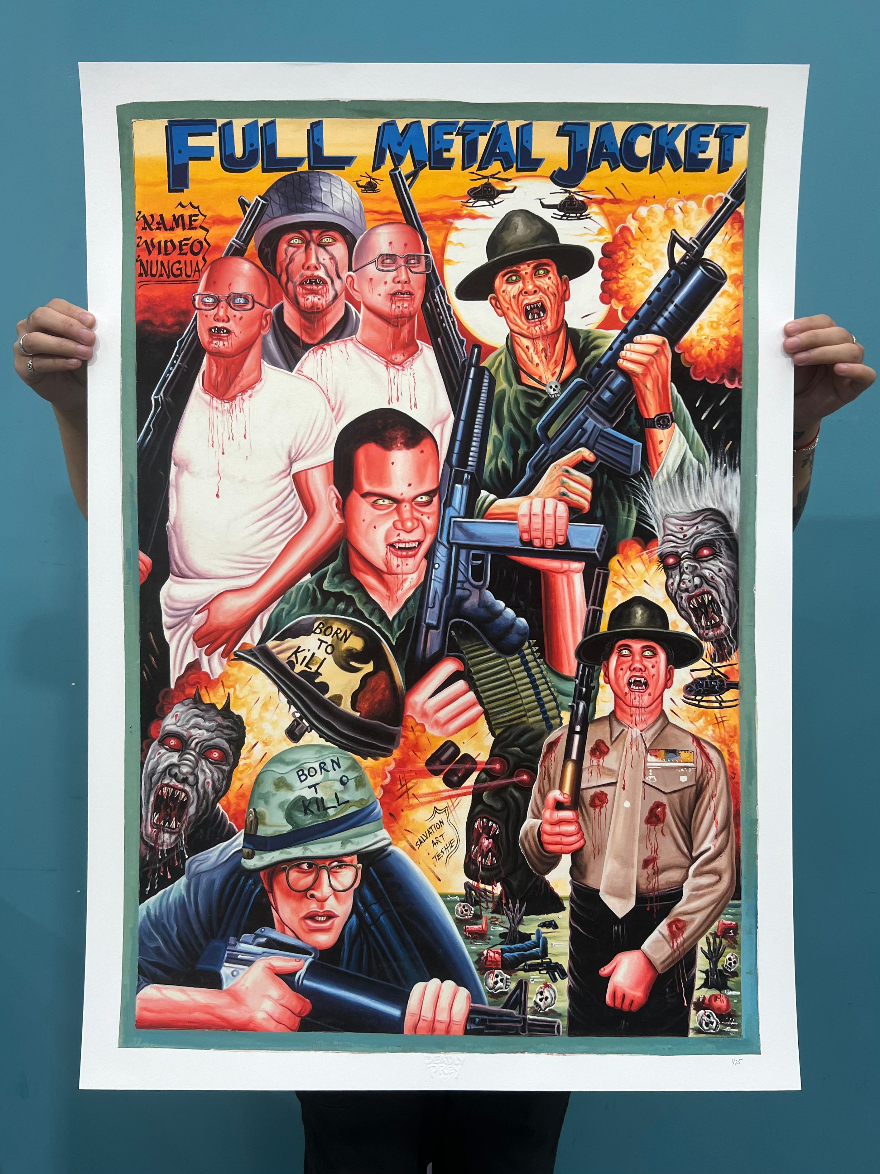 Full Metal Jacket - Limited Edition Archival Giclée Print from Static Medium by Salvation Online