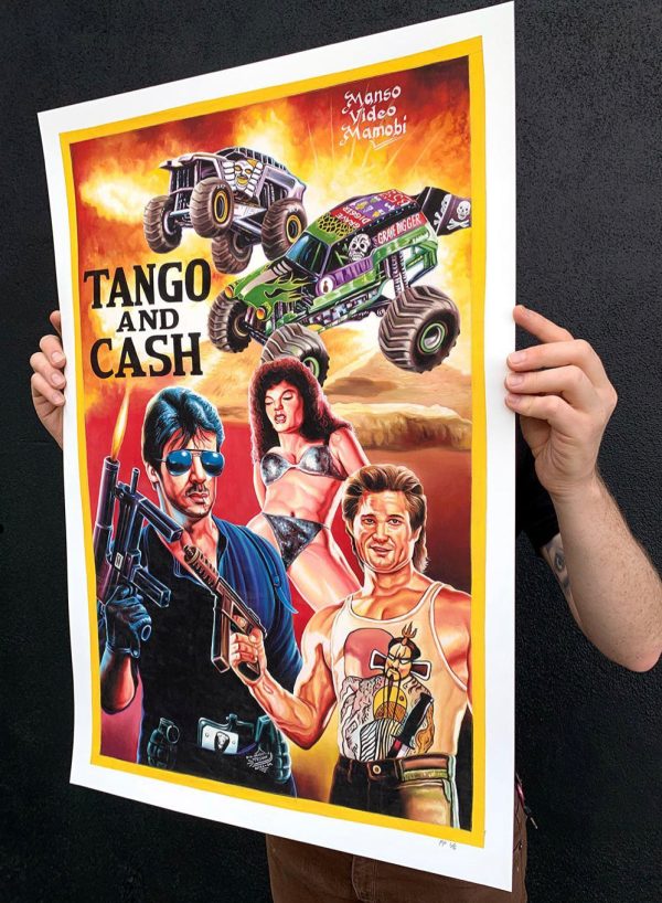 Tango and Cash - Limited Edition Archival Giclée Print from Static Medium by Heavy J - 20x30” Online Sale